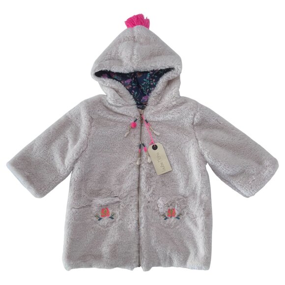 Louise Misha Other - LOUISE MISHA - COAT KABAT - FAUX FUR/COTTON - CREAM - 24M - NWT